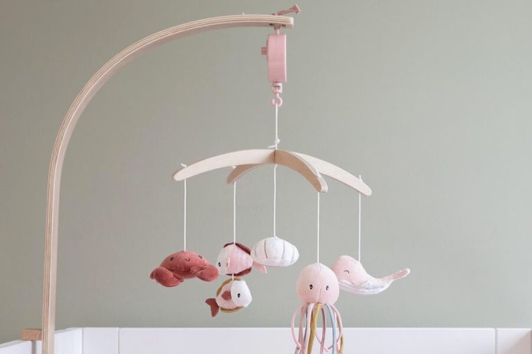 Support Mobile Pour Lit Bébé - Potence Réglable 61 Cm, Fixation Sans Perçage, ABS Sécuritaire
