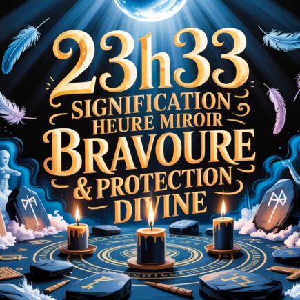 23h33 signification courage force interieure