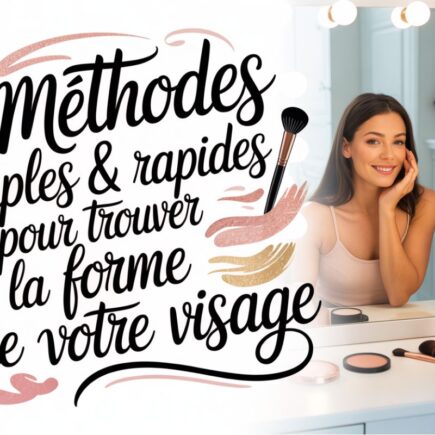 determiner forme visage techniques