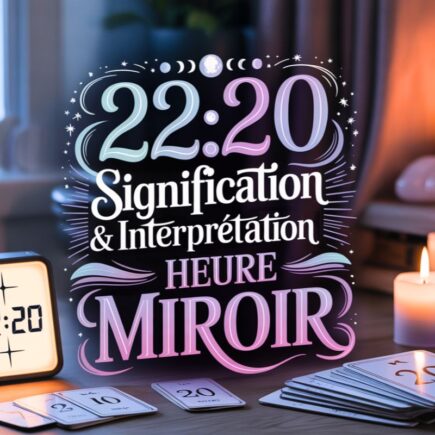 signification 22h22 heure miroir