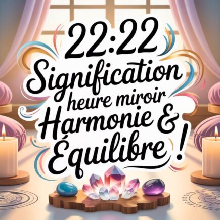 heure miroir 22h22 manifestation harmonie
