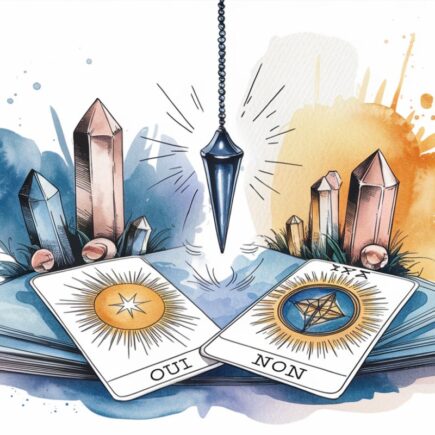 illustration tarot oui non pendule
