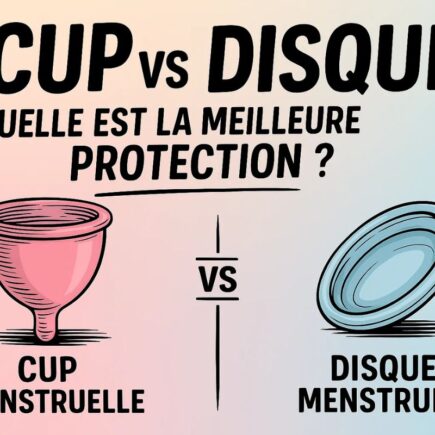 illustration duel coupe menstruelle disque