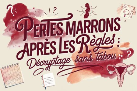 pertes marrons apres regle decryptage sans tabou