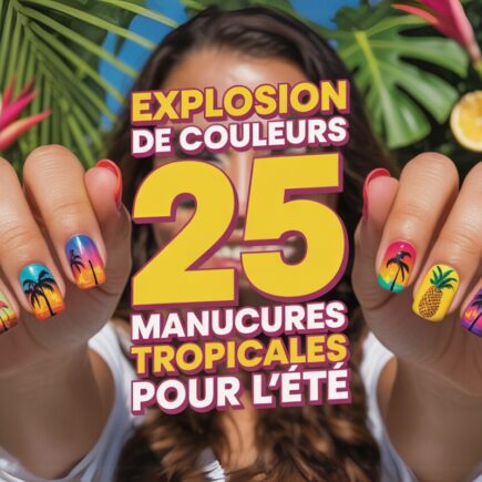 inspirations manucure tropicale ete