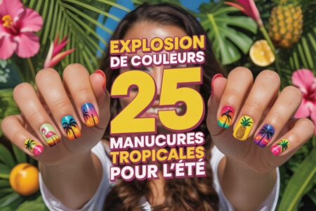 inspirations manucure tropicale ete
