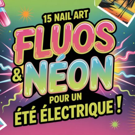 tendance ongles ete fluos neon