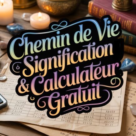 chemin vie signification calculateur guide