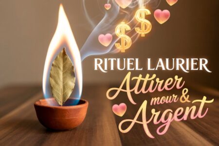 Un rituel de feuille de laurier brûlante pour attirer l'amour et l'argent